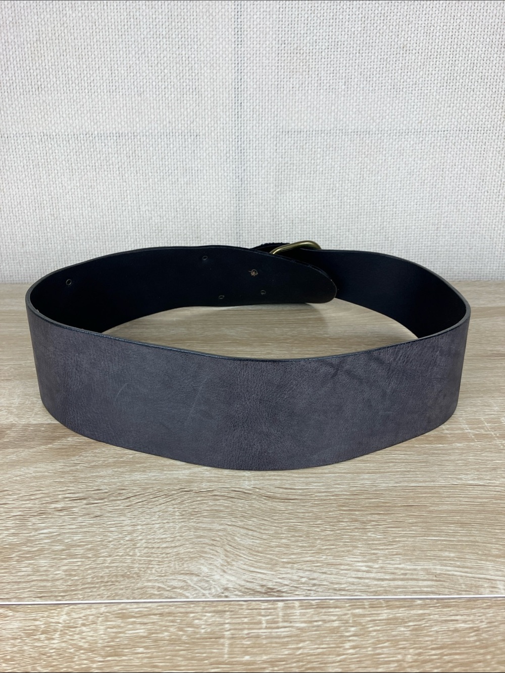 Free People Italian Leather Hip Belt Taupe - Picture 4 of 14